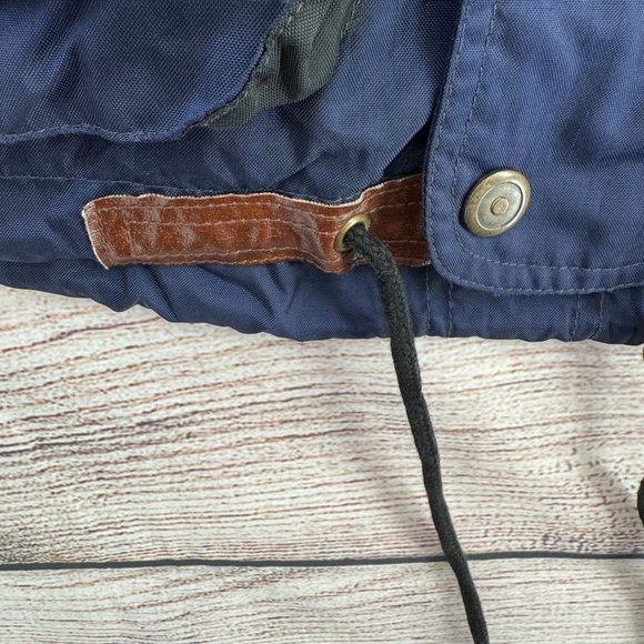 Vintage Ossi Skiwear Hooded‎ Snow Jacket Men's Size Medium Blue/Brown - Picture 6 of 16